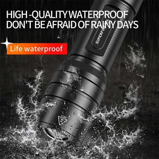 Superfire đèn pin chiến thuật có thể sạc lại 530 lumens F3