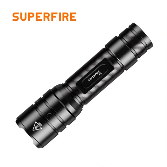 Superfire đèn pin chiến thuật có thể sạc lại 530 lumens F3