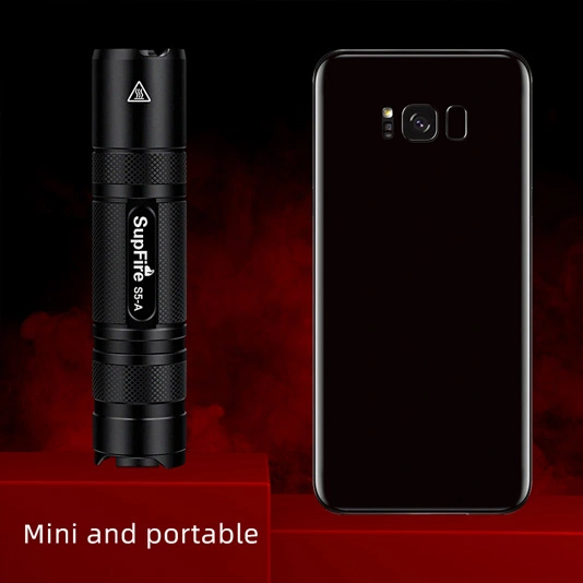 Superfire đèn pin chiến thuật mini sạc được S5-A 300 lumens
