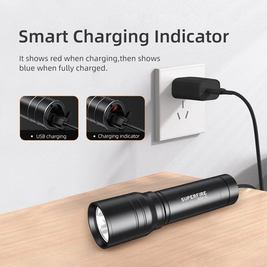 Đèn pin bỏ túi chiến thuật siêu sáng S33-C 209 lumens