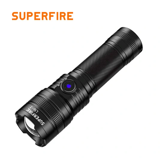 Superfire Đèn pin thu phóng dạng ống lồng sạc được L16-T/L16-X
