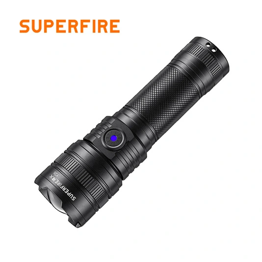 Superfire y26 2000 Lumens Đèn pin thu phóng tiêu cự thu gọn