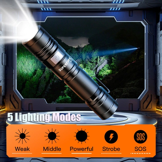 Đèn pin bỏ túi cỡ nhỏ superfire A2-P50 500 lumens