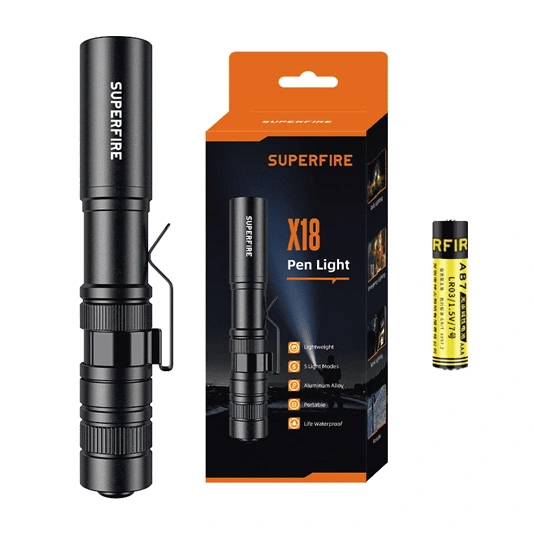 Đèn pin bút superfire L28/X18 121 lumens