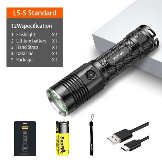 Đèn pin Led superfire L5-S P50 900 lumens tùy chỉnh 26650
