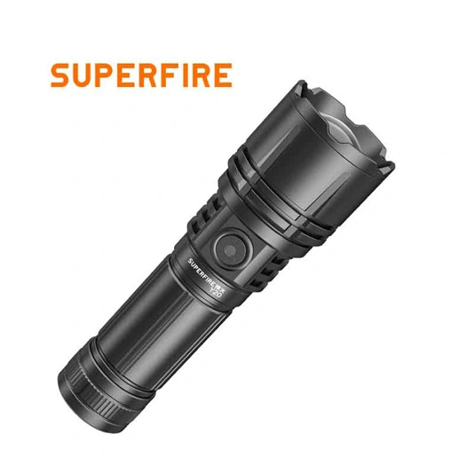 Superfire Đèn pin tầm xa công suất cao Y20 1200 lumens có thể sạc lại