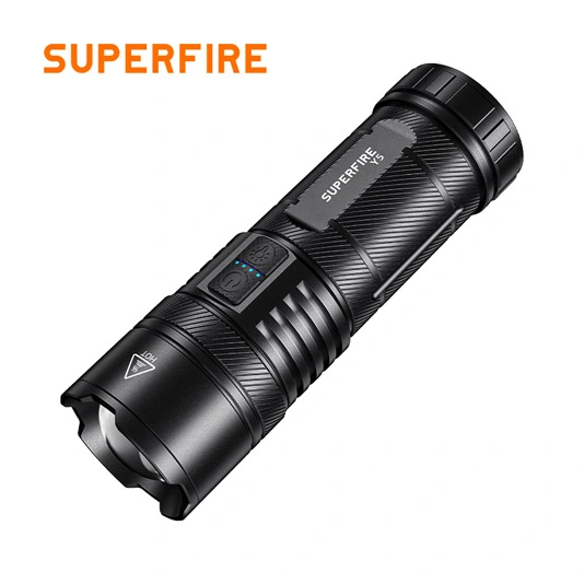 Đèn pin sạc superfire Y5 1200 lumens 20W kèm sạc dự phòng