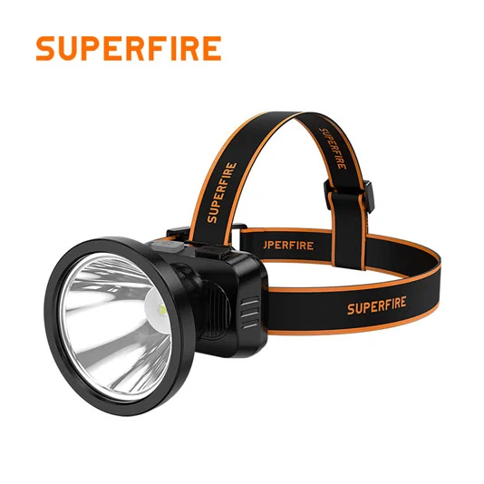 Đèn pha sạc USB superfire hl52