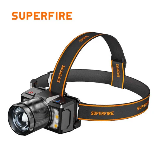 Đèn pha sạc siêu sáng superfire HL25