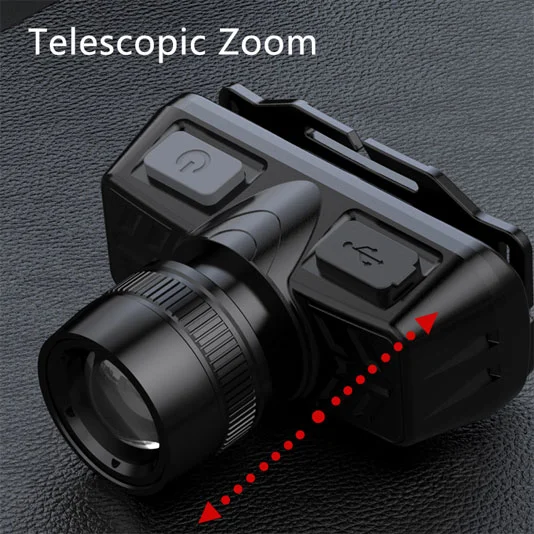 Đèn pha chạy bộ superfire HL50 có thể phóng to