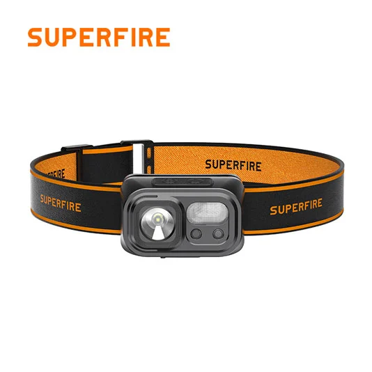 Superfire Đèn pha LED cảm biến sạc USB HL23/HL23-A/HL23-S
