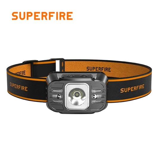 Đèn pin đầu cảm biến chuyển động dòng superfire hl75