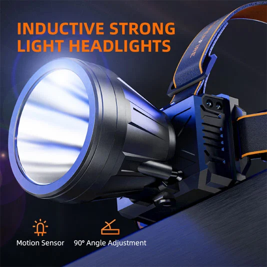 Đèn pha sạc được cảm biến chuyển động superfire hl82