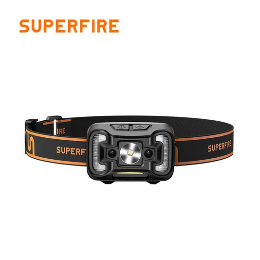 Đèn pha cảm biến superfire HL16