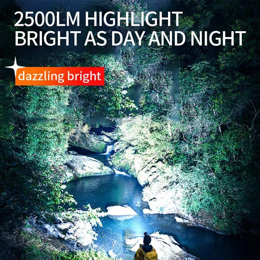 Đèn pha LED công suất cao superfire hl60 có thể sạc lại