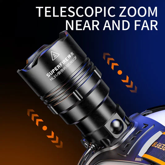 Đèn pha LED công suất cao superfire hl31