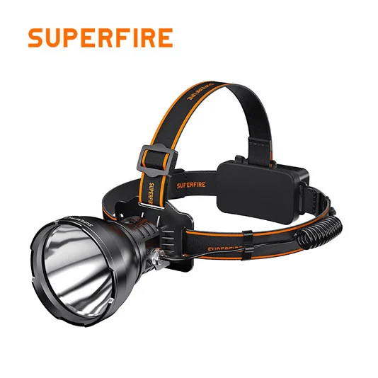 Đèn pha LED công suất cao superfire hl60 có thể sạc lại