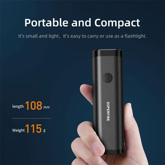 Đèn pha xe đạp superfire BL11 400lm