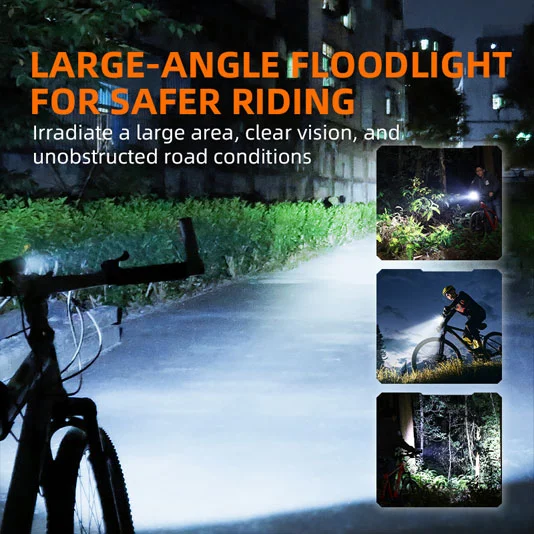 Đèn pha xe đạp superfire BL14 sạc được