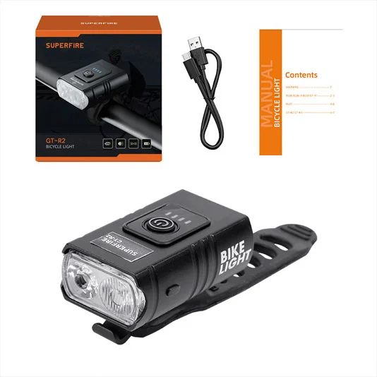 Đèn pha xe đạp superfire GT-R2
