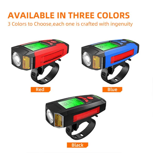 Đèn Xe Đạp superfire BM01 kèm còi