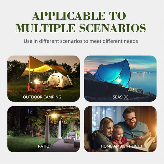 Superfire Đèn LED khẩn cấp có thể sạc lại T35 để mất điện