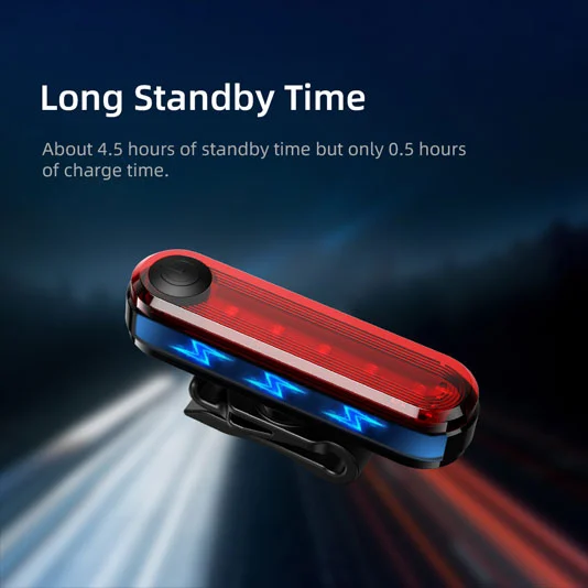 Đèn đuôi xe đạp superfire BTL01 sạc được