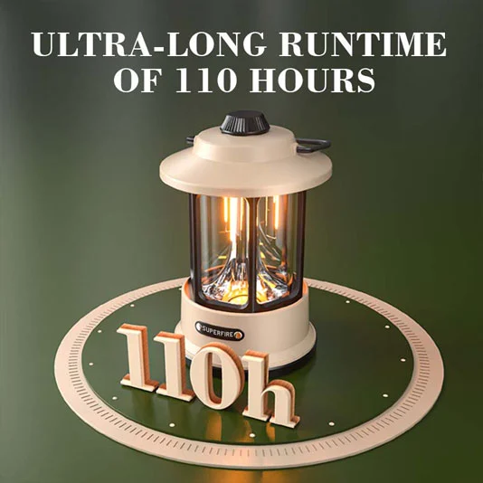 Superfire Đèn LED khẩn cấp có thể sạc lại T35 để mất điện