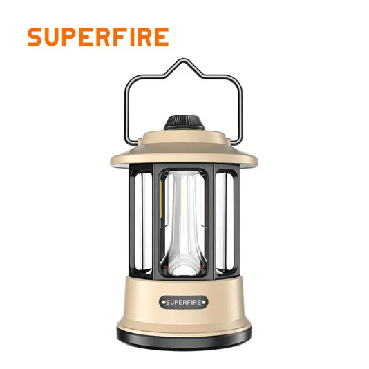 Superfire Đèn LED khẩn cấp có thể sạc lại T35 để mất điện