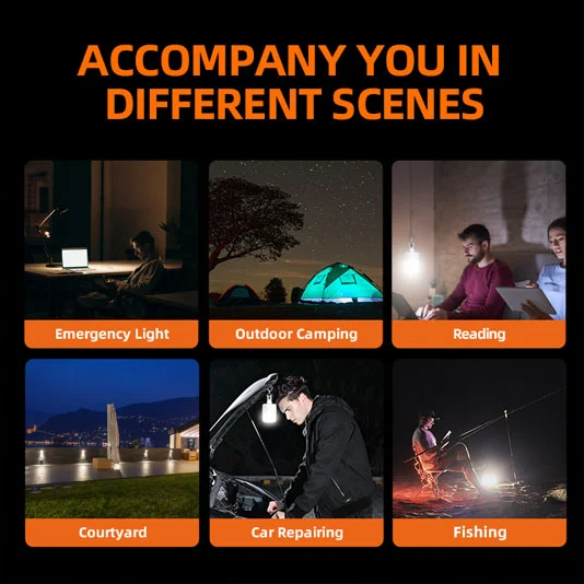 Superfire Đèn lồng Led cắm trại sạc năng lượng mặt trời T26-S