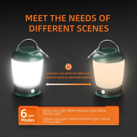 Đèn LED Cắm trại superfire T31 18650 USB