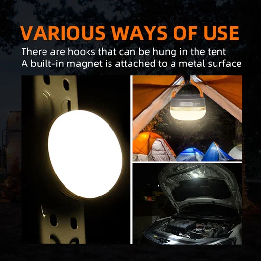 Đèn cắm trại sạc dự phòng superfire T60/T60-A