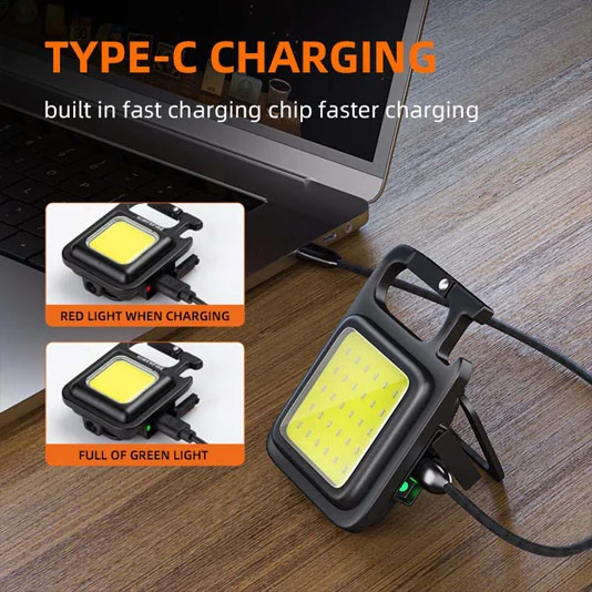 Đèn làm việc móc khóa superfire mx16 COB