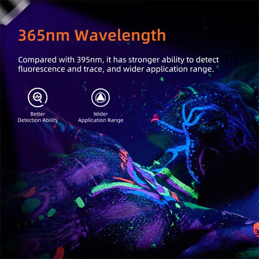 Đèn pin UV 365nm sạc được superfire Z01