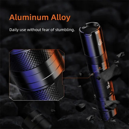 Đèn pin UV 365nm sạc được superfire Z01