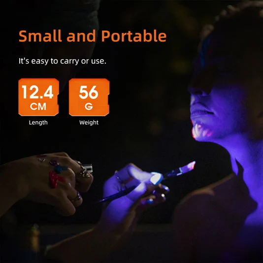 Đèn pin UV 365nm sạc được superfire Z01