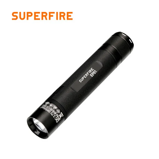 Superfire Đèn pin Led an toàn nội tại nhỏ EP01 có thể sạc lại và chống cháy nổ
