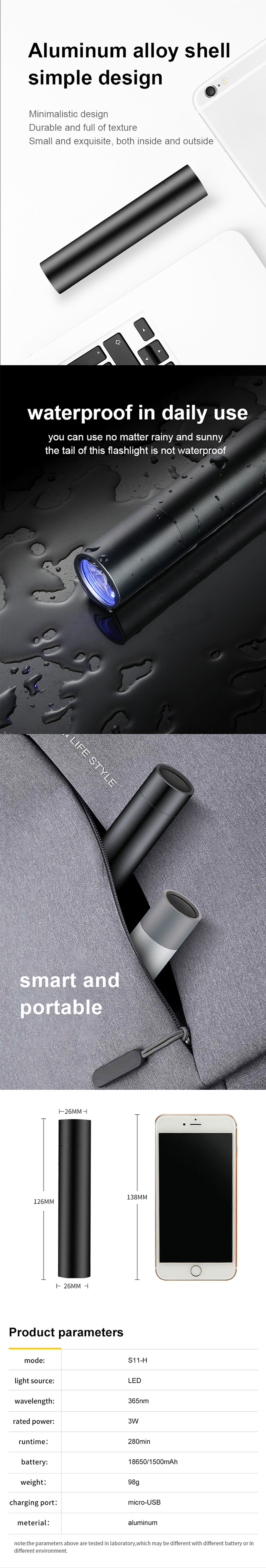 mini uv torch mini uv torch