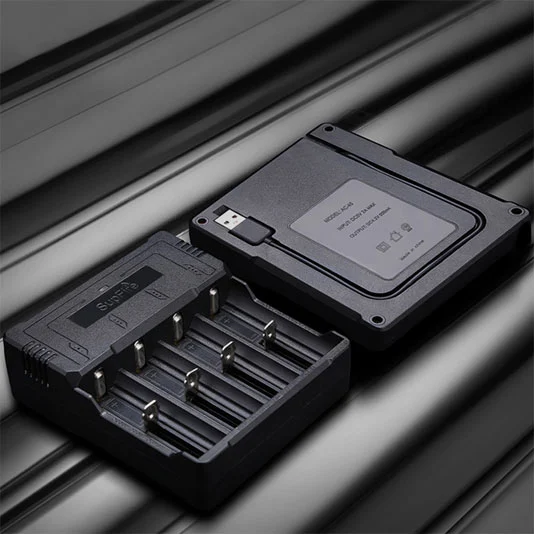 Bộ sạc USB superfire ac46 18650
