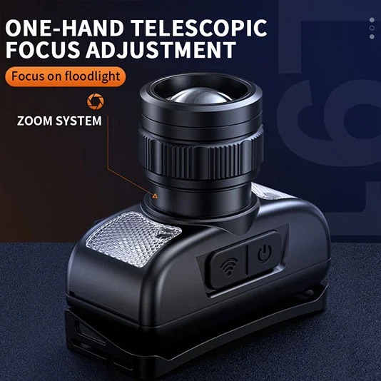 Đèn pha superfire hl91 310 lumen với đèn trắng và đỏ