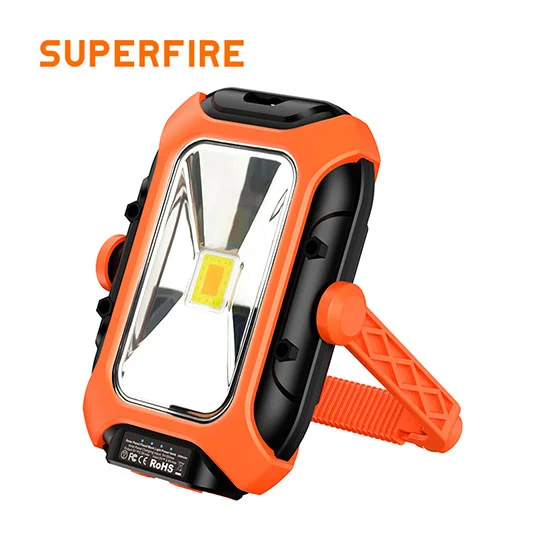Đèn làm việc từ tính năng lượng mặt trời superfire GM05