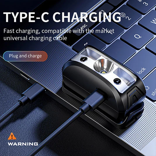 Đèn pha cảm biến LED superfire HL05-M