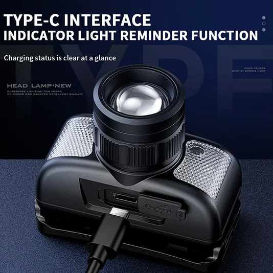 Đèn pha superfire hl91 310 lumen với đèn trắng và đỏ