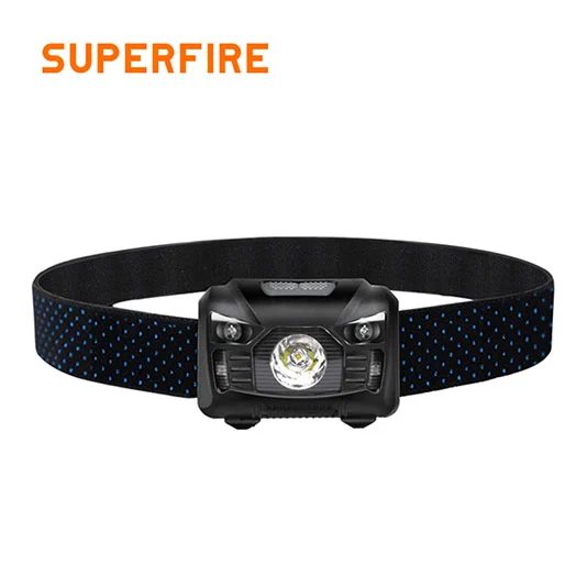 Đèn pha cảm biến superfire HL06