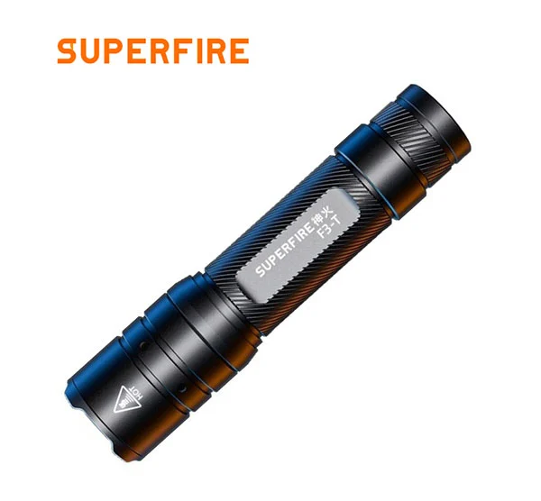 Superfire Đèn pin thu phóng dạng ống lồng F3-T 600 lumens chiến thuật