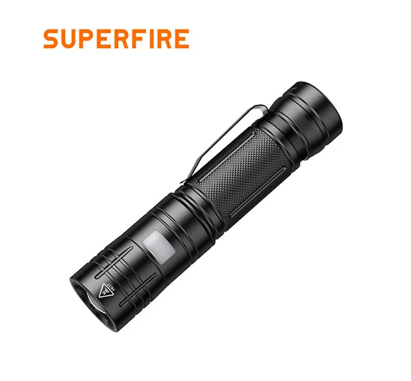 Superfire Đèn pin Led chiến thuật zoom GT75 920 lumens có thể sạc lại