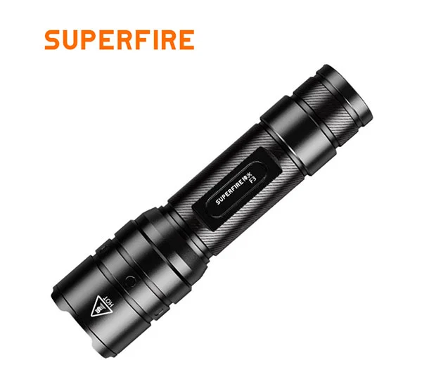 Superfire đèn pin chiến thuật có thể sạc lại 530 lumens F3