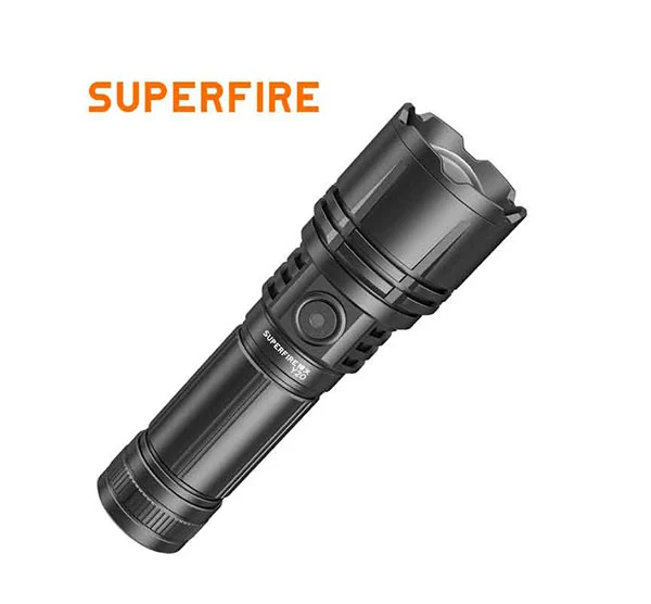 Superfire Đèn pin tầm xa công suất cao Y20 1200 lumens có thể sạc lại