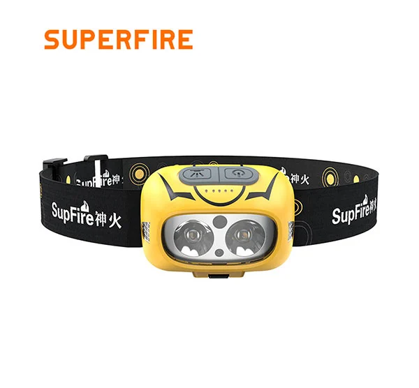 Đèn pha cảm biến chuyển động superfire HL05-S