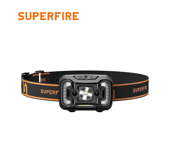 Đèn pha cảm biến superfire HL16